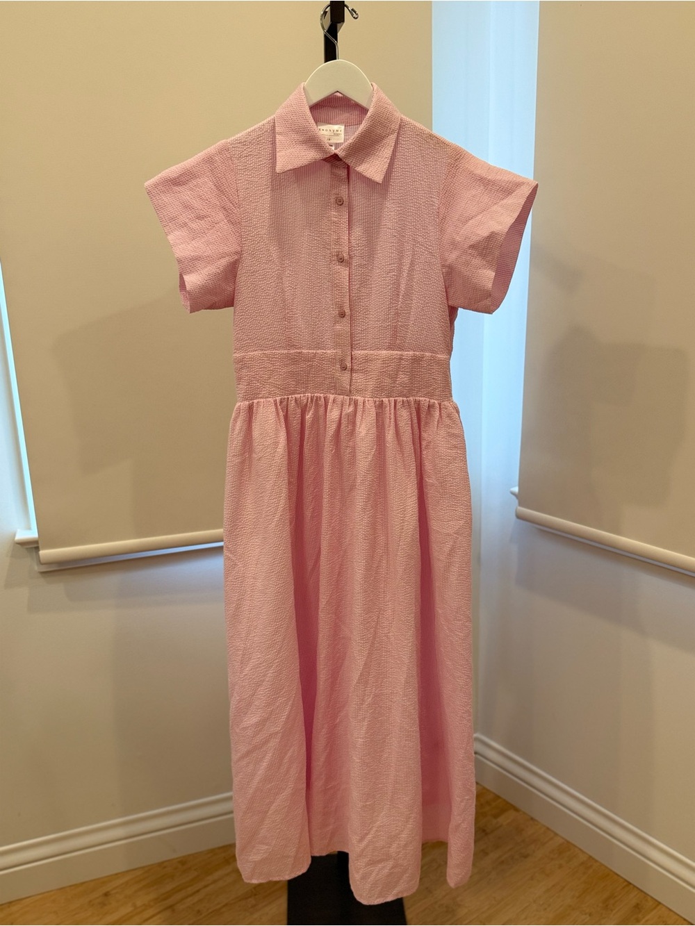 Anonyme Seersucker Dress